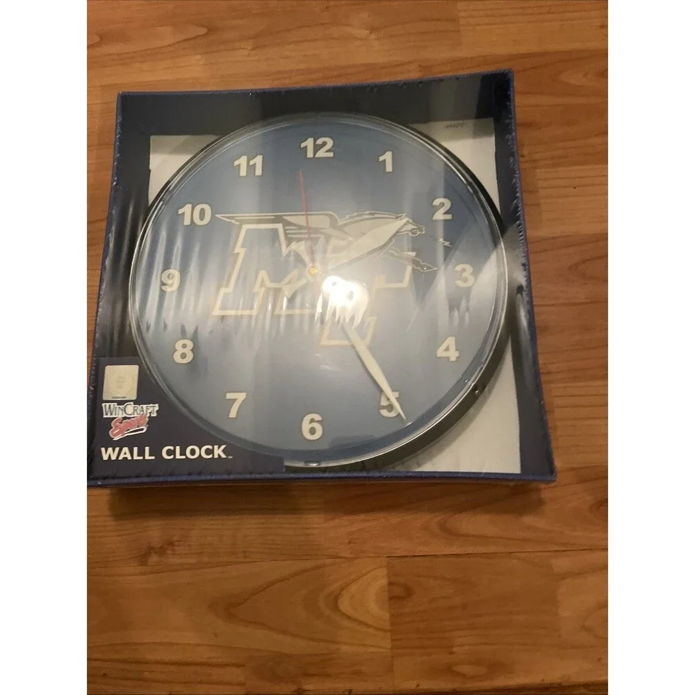 Round Chrome Wall Clock Minnesota Twins 12